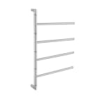 Handduksstång Smedbo Outline FK634 Rostfri