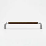 Handtag Beslag Design SS-A Läderlindad Brun