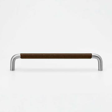 Handtag Beslag Design SS-A Läderlindad Brun