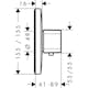 Duschblandare Hansgrohe Ecostat E Highflow