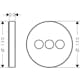 Avstängningsventil Hansgrohe Shower Select S 3-funktioner