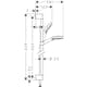 Duschset Hansgrohe Crometta Vario Green 65 cm
