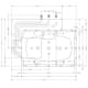 Inbyggnadsdel Hansgrohe till Rainmaker 680 mm