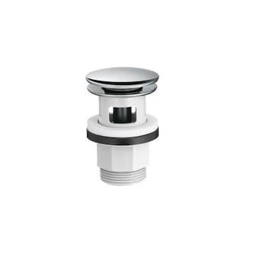 Bottenventil Hansgrohe Push-Open Krom