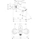 Badkarsblandare Hansgrohe Talis S