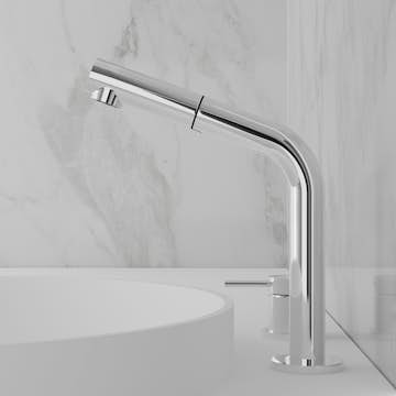 Tvättställsblandare Scandtap Steel Harmonized B2P