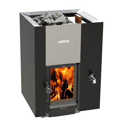 Vedeldad Bastuugn Harvia 22 GreenFlame RS med Vattentank