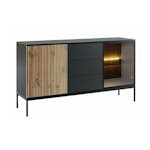 Vitrinskåp Scandinavian Choice Klinkerville med Belysning 154x83x39 cm