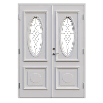 Parytterdörr Leksandsdörren Oval Eco74