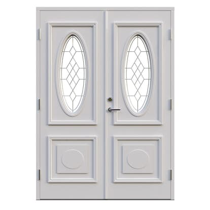 Parytterdörr Leksandsdörren Oval Eco74