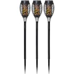 Solcellsfackla Star Trading Flame Mini Torch Promotion 3-pack Twilight
