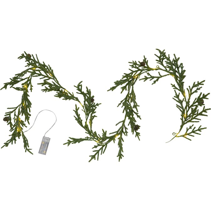 Grangirlang Star Trading Lummer Girlang i Grön, 180 cm