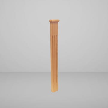 Halv Räckesstolpe Herrljunga Ledstångsfabrik Västeräng/Gläntan