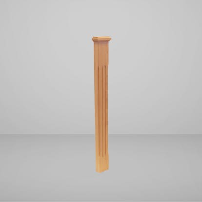 Halv Räckesstolpe Herrljunga Ledstångsfabrik Västeräng/Gläntan