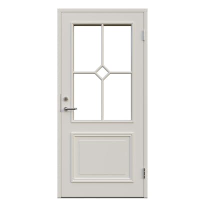 Ytterdörr Leksandsdörren Brenäs Klarglas Eco74 RC2N