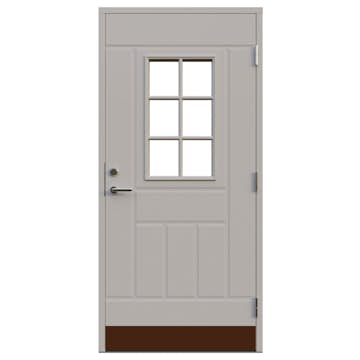 Ytterdörr Leksandsdörren Tibble Glas Eco74 RC2N