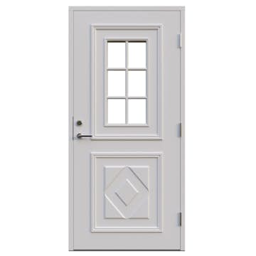 Ytterdörr Leksandsdörren Björkberg Eco74 RC2N