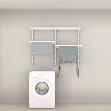 Tvättlösning Elfa Ready Solution Classic 2 Vit B: 1248 mm