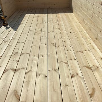 Golvpaket LP Garden För Timmerlada U10 R10 S10