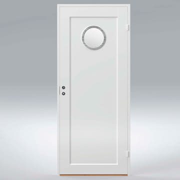 Innerdörr Br. Johansson Contur Aluring Runt Klarglas