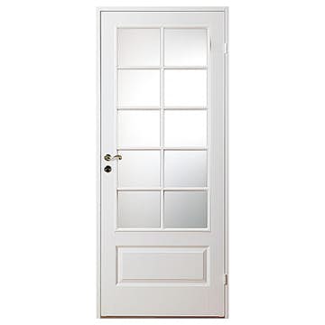 Innerdörr Br. Johansson Formpressad 4 SP10 Klarglas