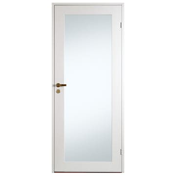 Innerdörr Sveadörren Contur Vit Klarglas Helglas