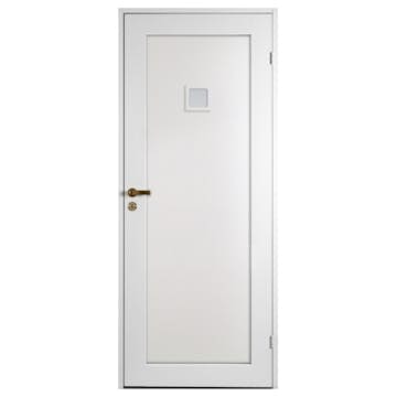 Innerdörr Sveadörren Contur Vit Kvadrat 1 Klarglas