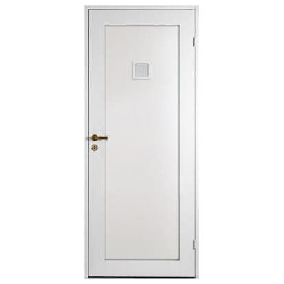 Innerdörr Sveadörren Contur Vit Kvadrat 1 Klarglas