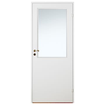 Innerdörr Sveadörren Lättdörr G21 Vit Slät Klarglas