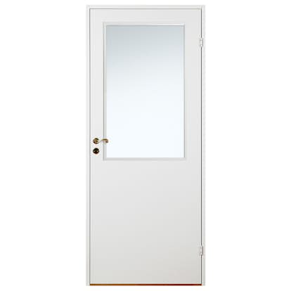 Innerdörr Sveadörren Lättdörr G21 Vit Slät Klarglas