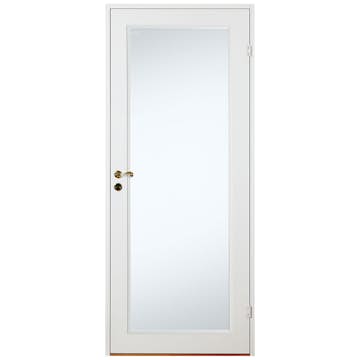 Innerdörr Sveadörren Lättdörr Vit Slät Klarglas Helglas