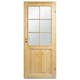 Innerdörr Diplomat Massiv SP6 Obehandlad Furu Klarglas