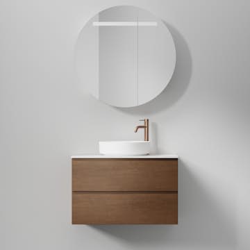 Tvättställsskåp INR Core Grip med 2 Lådor