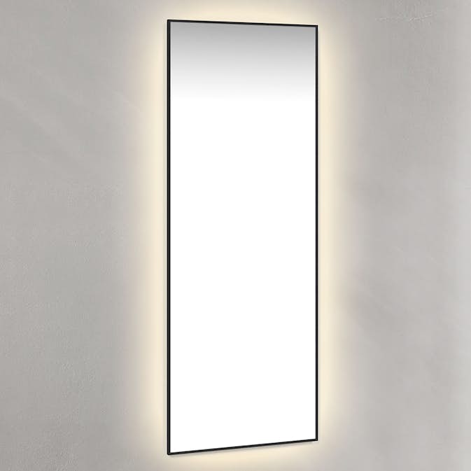 Spegel Macro Design Crown Avlång Ambilight Med Ram