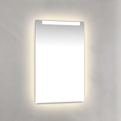 Spegel Macro Design Crown Ambilight Infälld belysning