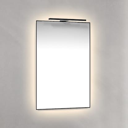Spegel Macro Design Crown Ambilight T-belysning Med Ram