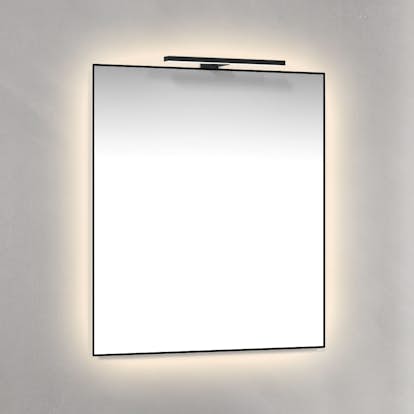 Spegel Macro Design Crown Ambilight T-belysning Med Ram