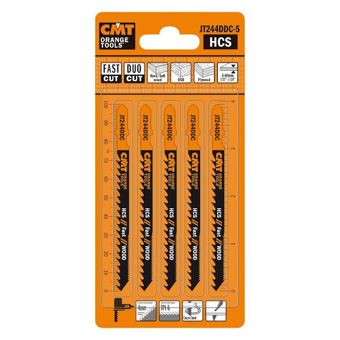 Sticksågblad CMT Orange Tools 75mm HCS Fast DUO 5 st