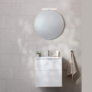 Möbelpaket Miller Badrum New York med Edge Tvättställ och Spegel