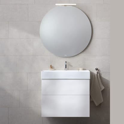 Möbelpaket Miller Badrum New York med Bloc Tvättställ och Spegel