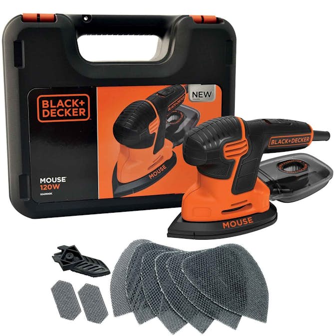 Slipmus Black+Decker 120W inkl. tillbehör KA2500K-QS
