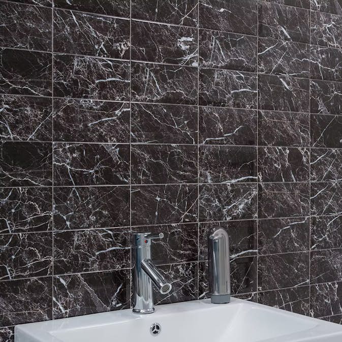 Kakel Tenfors Metro Marquina 10x20 cm