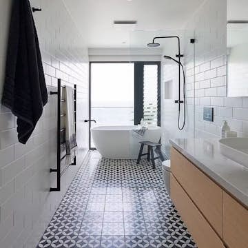 Kakel Tenfors Vit Matt 10x30 cm