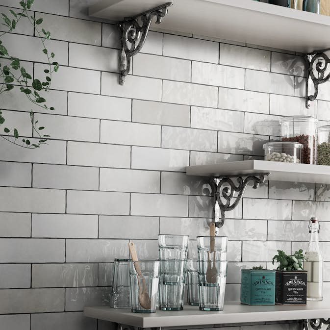 Kakel Lhådös Pazcal Grå 6,5x20