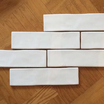 Kakel Lhådös Piano Vit Blank 7,5x30