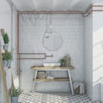 Kakel Tenfors Etnia Blanco 20x20 cm