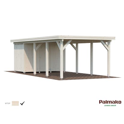Förråd Palmako 5,8 m2 tillbehör till Carport Karl