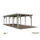 Carport Palmako Karl 23,1 m2