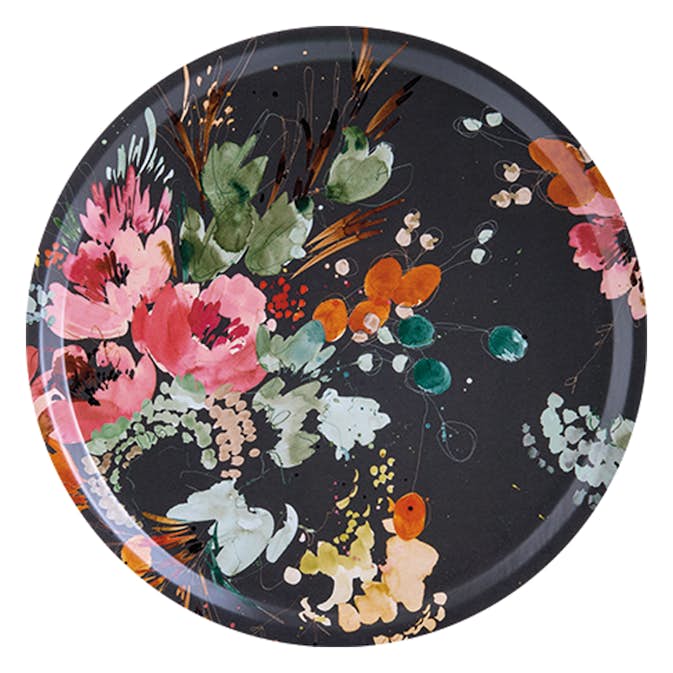 Bricka Åry Trays Garden Bouquet Rund