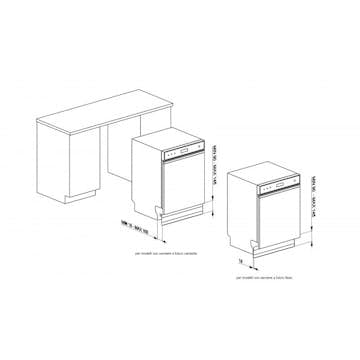 Sockel till Diskmaskin Smeg KITPL60X